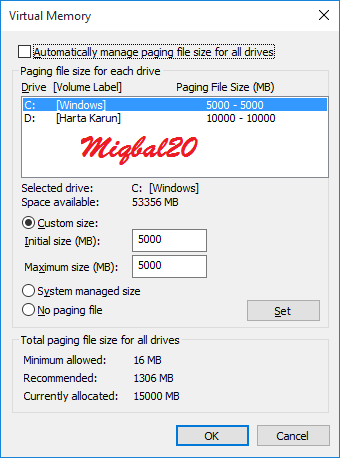 Mempercepat Kinerja, Booting dan Shutdown Windows 10 - miqbal20