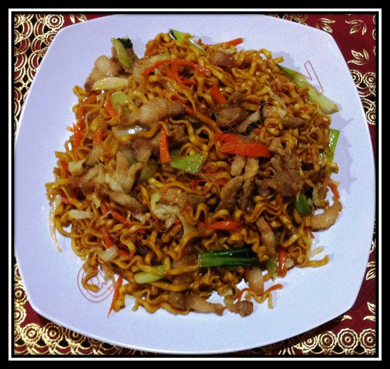 Resep Chinese Food Bangka: MIE GORENG BABI