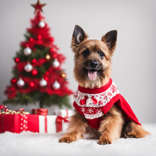 traje de perro santa, traje de navidad para perro, traje de perro santa, vestido de perro de navidad,
