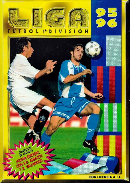 LIGA 95-96 FÚTBOL 1ª DIVISIÓN. Temporada: 1995-96. Ediciones Este. Edición facsímil Este-Panini. Portada