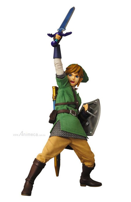 FIGURA LINK REAL ACTION HEROES The Legend of Zelda Skyward Sword