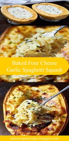 These baked spaghetti squash bowls stuffed with a creamy garlic and 4-cheese sauce are extremely delicious and super easy to make! If you’re looking for a comforting way to enjoy veggies, you…