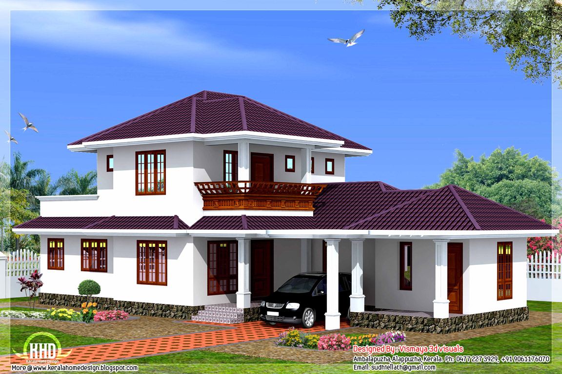 3 bedroom 1873 sq ft Kerala style villa  Indian  Home  Decor