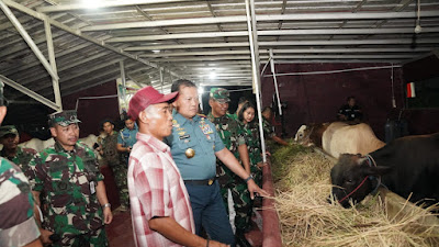   Panglima TNI Cek Langsung Lahan Pertanian Milik Korem 051 Wijayakarta