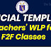 Teachers WLP for F2F Classes