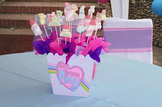 My Little Pony Kids Party centerpieces