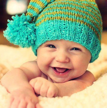 Cute Baby Photo With A Smile