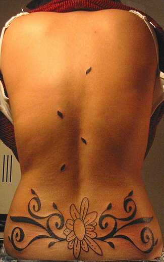 sexy back tattoos. Back Tattoo Picture Gallery