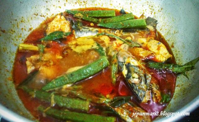 resepi masak asam ikan tenggiri