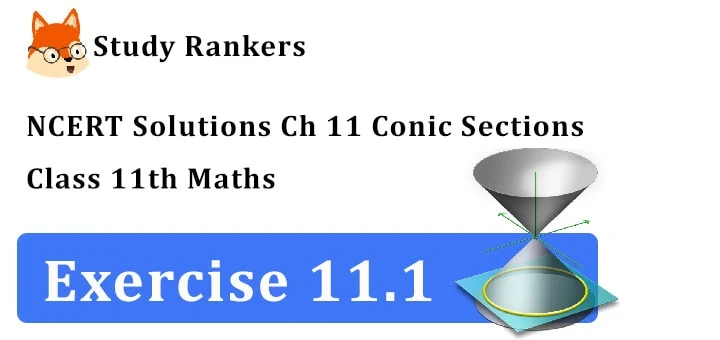 NCERT Solutions for Class 11 Maths Chapter 11 Conic Sections Exercise 11.1