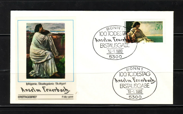 West Germany 1980 Feuerbach centenary First Day Cover