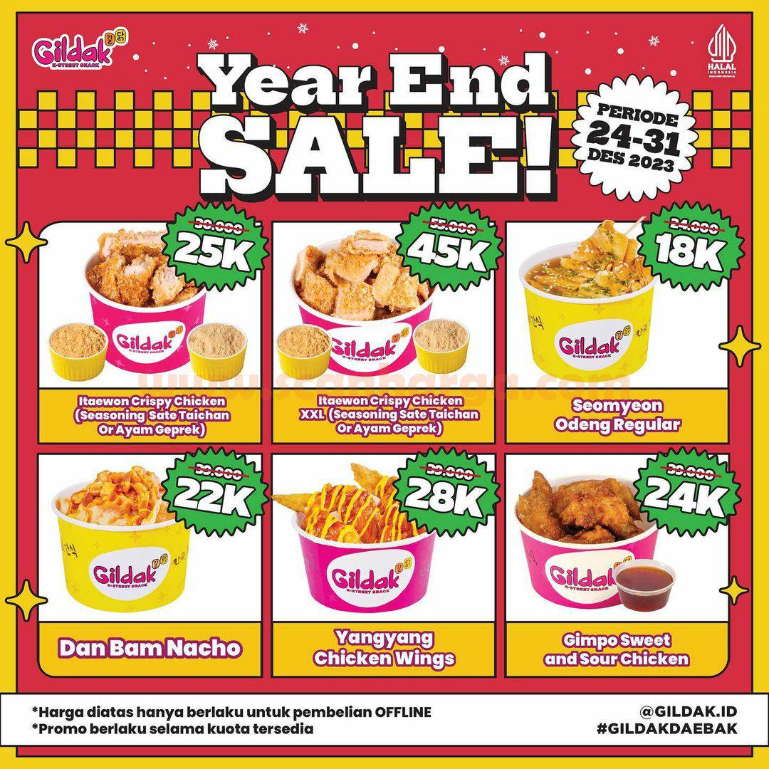 Promo GILDAK YEAR END SALE ! Harga Spesial mulai Rp. 18RIBU