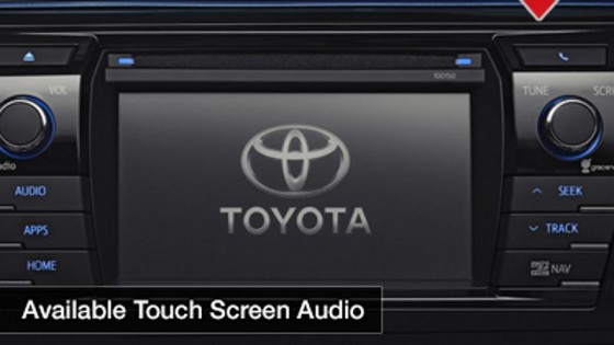 Touch screen Audio, toyota corolla, 2014