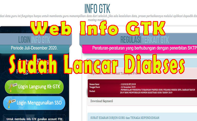 cek info gtk