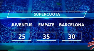 Mondobets supercuota Juventus vs Barcelona 28-10-2020