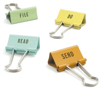 task clips: file, do, read, send