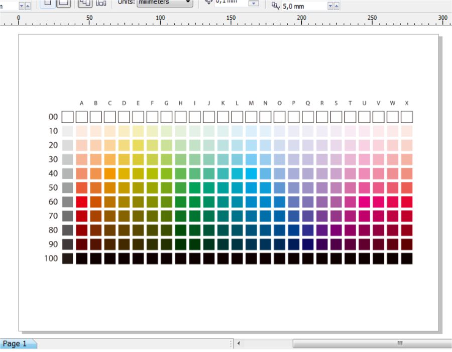 Download Palet Warna CorelDRAW untuk WPAP Desain Grafis 