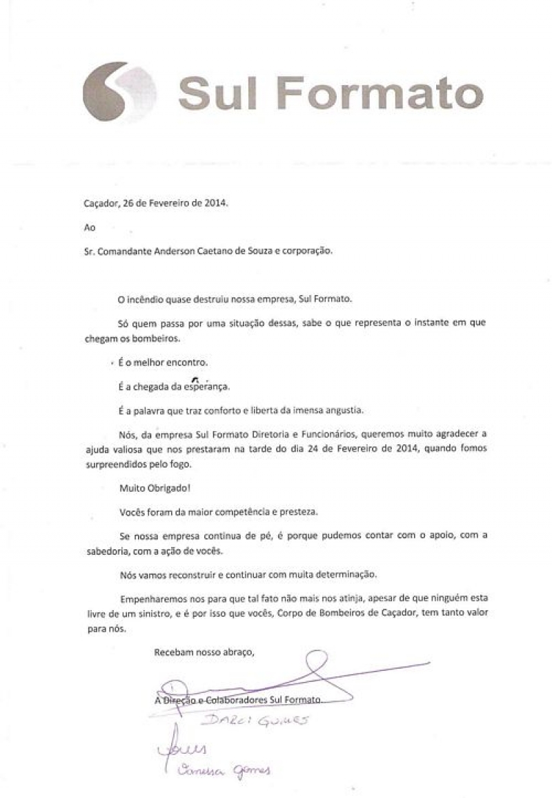 Modelo de carta de agradecimento - wood scribd braxin