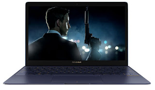 Asus says the ZenBook 3 has an extremely slim bezel design, with an 82% screen-to-body ratio.