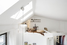 Altillo - Agradables detalles en tono pastel para este precioso mini piso nordico