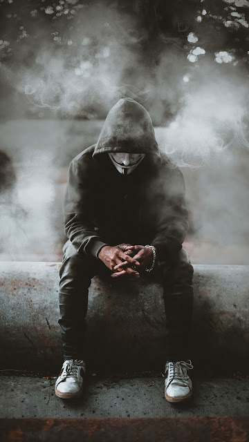 Anonymous, Guy, Smoke, Photography