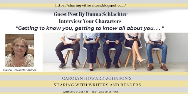Donna Schlachter Shares Tips on Writing Characters