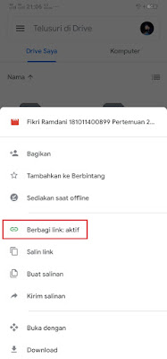 Cara Share Link Google Drive