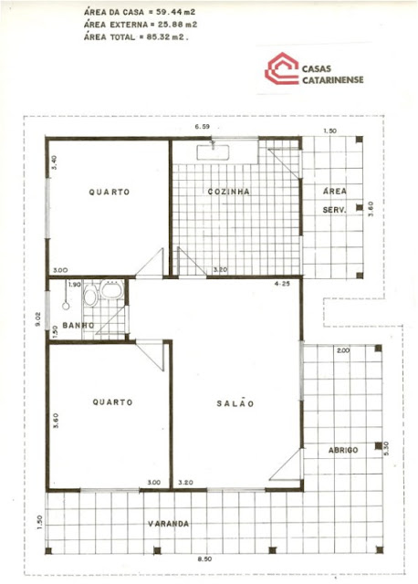 3D house plan model