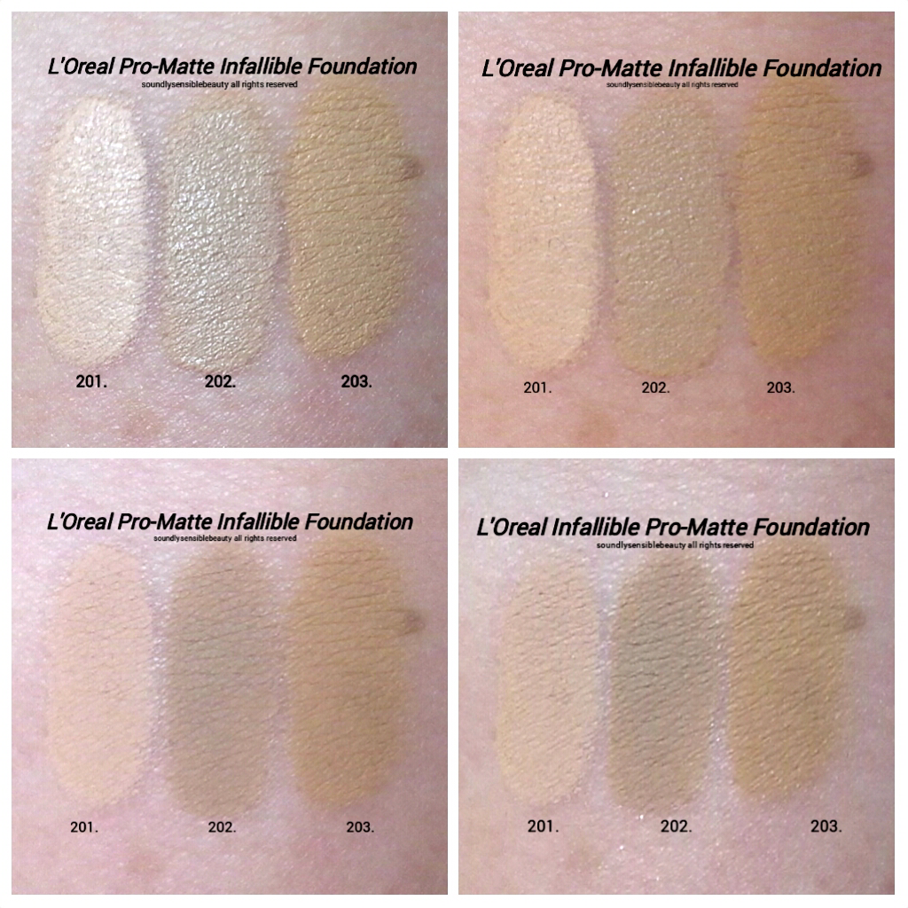Infallible foundation shades