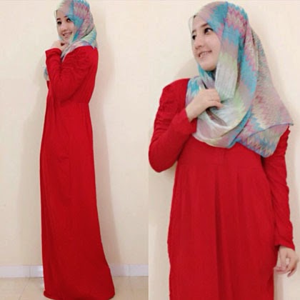 Model Baju Gamis Terbaru Ala Nivavha R. Elbondo  Tutorial 