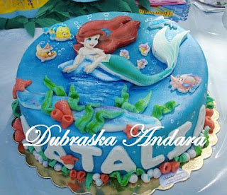 The Little Mermaid Cakes for Children Parties