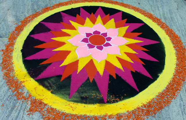 latest rangoli designs for Diwali