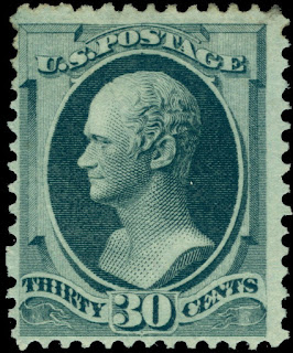 1873 Alexander Hamilton 30c gray black