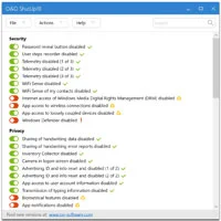 ShutUp for windows 10 لحماية الخصوصية