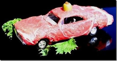 Height Of Creativity Using Raw Meat