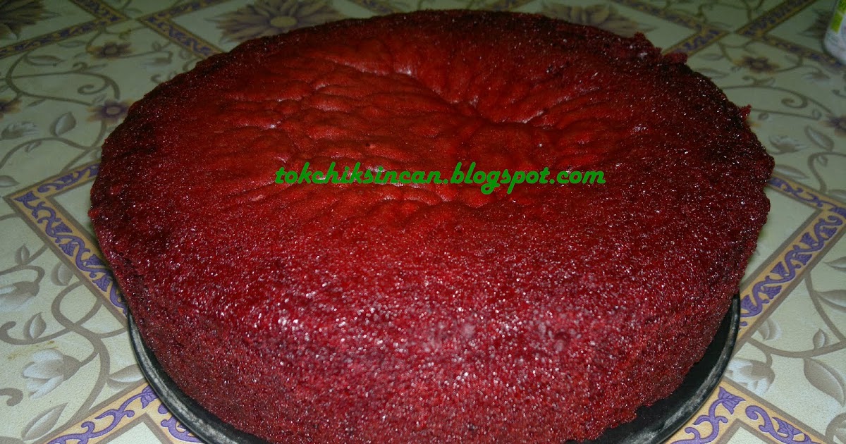 DENAI BERBISIK: kek baldu merah/red valvet cake