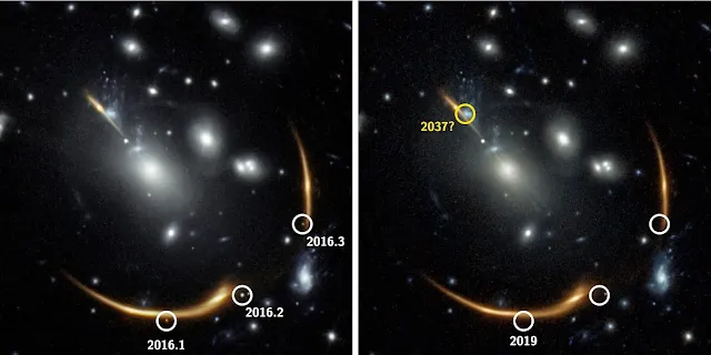 Los astrónomos detectan tres veces la misma supernova y prevén un cuarto avistamiento en 16 años