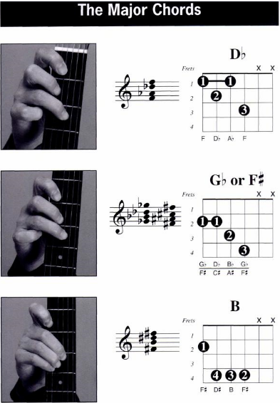 Kumpulan Chord Gitar dengan Tangan Kiri - Left Hand Chord