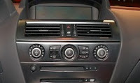 Photo of a radio inside the van