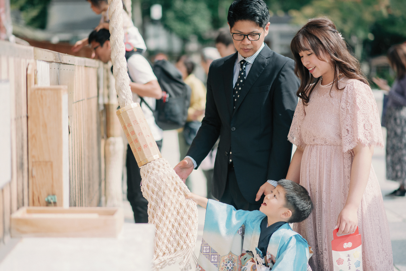 派大影相,七五三詣,振袖和服,八坂神社,祇園,鯉魚旗,家族寫真,全家福寫真,