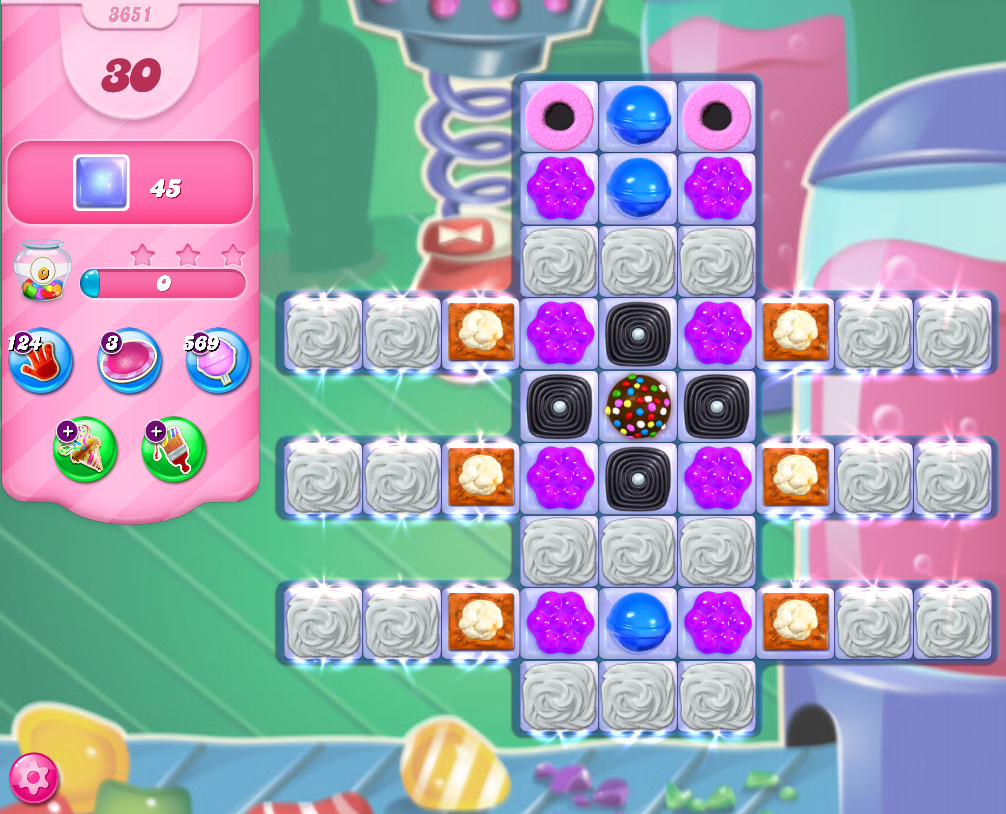 Candy Crush Saga level 3651