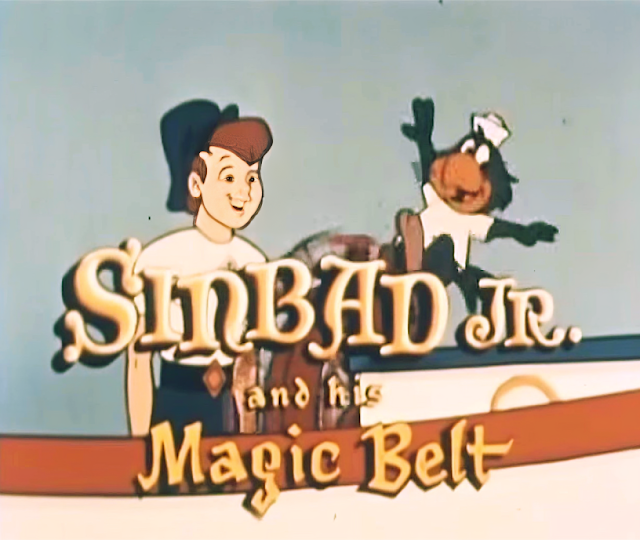 ANIMAÇÃO EM FOCO - "SINBAD JUNIOR" - "APERTE O CINTO, A FORÇA AUMENTOU!' (HANNA/BARBERA-1965)