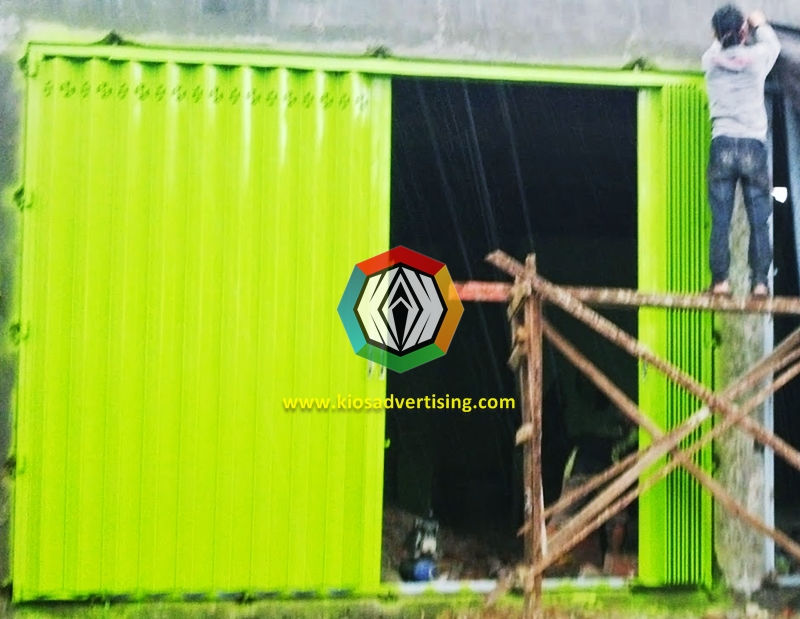 Jasa Pengecatan Pintu Ruko Folding Gate Ruko di Malang 