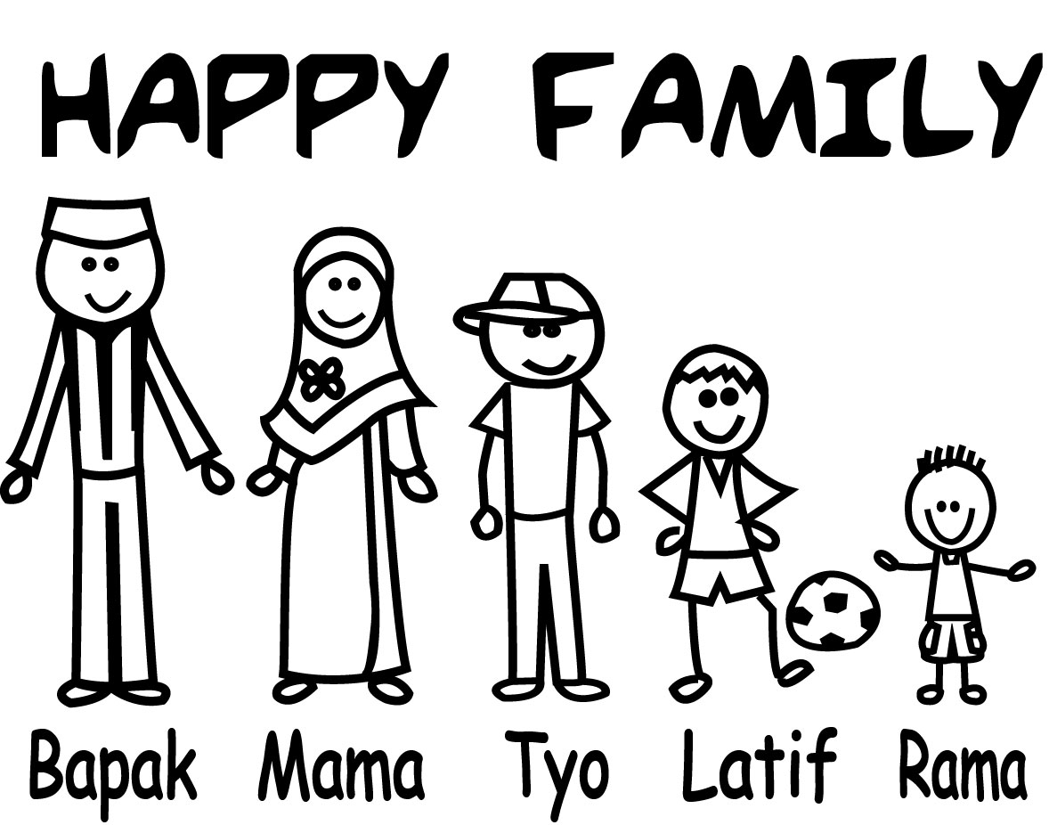 Animasi Kartun  Keluarga Bahagia Gambar  Kartun 