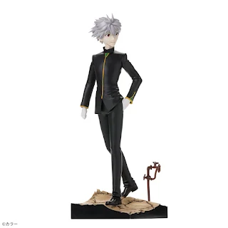 Luminasta Figure Kaworu Nagisa [ Command Uniform Ver. ] - Rebuild of Evangelion, Sega