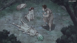 ドクターストーンアニメ 1期5話 石神千空 大木大樹 小川杠  Dr. STONE Episode 5