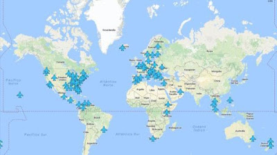 contraseñas WiFi de los aeropuertos del mundo en Google Maps