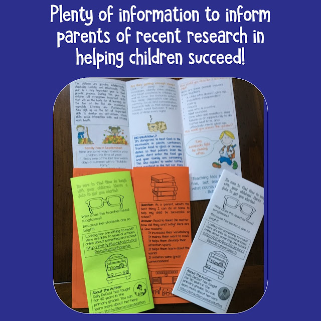 Helping Parents Help their Children be Successful: Here are some ideas to help keep communication open and share information with parents. Plus, there's a freebie!