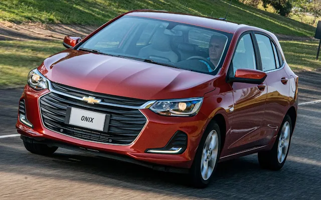 Chevrolet Onix - carro mais vendido do Brasil em 2020