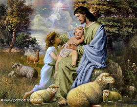 Jesus With Children Painting